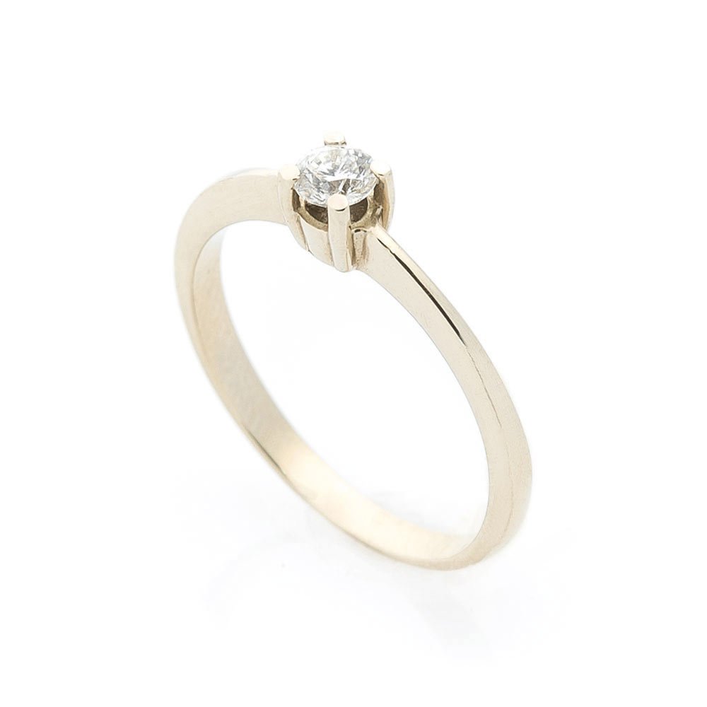 

Золотое помолвочное кольцо (бриллианты) 501714, 501714