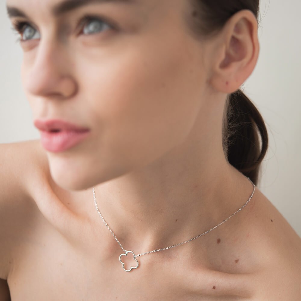 

Серебряное колье 18214, 18214