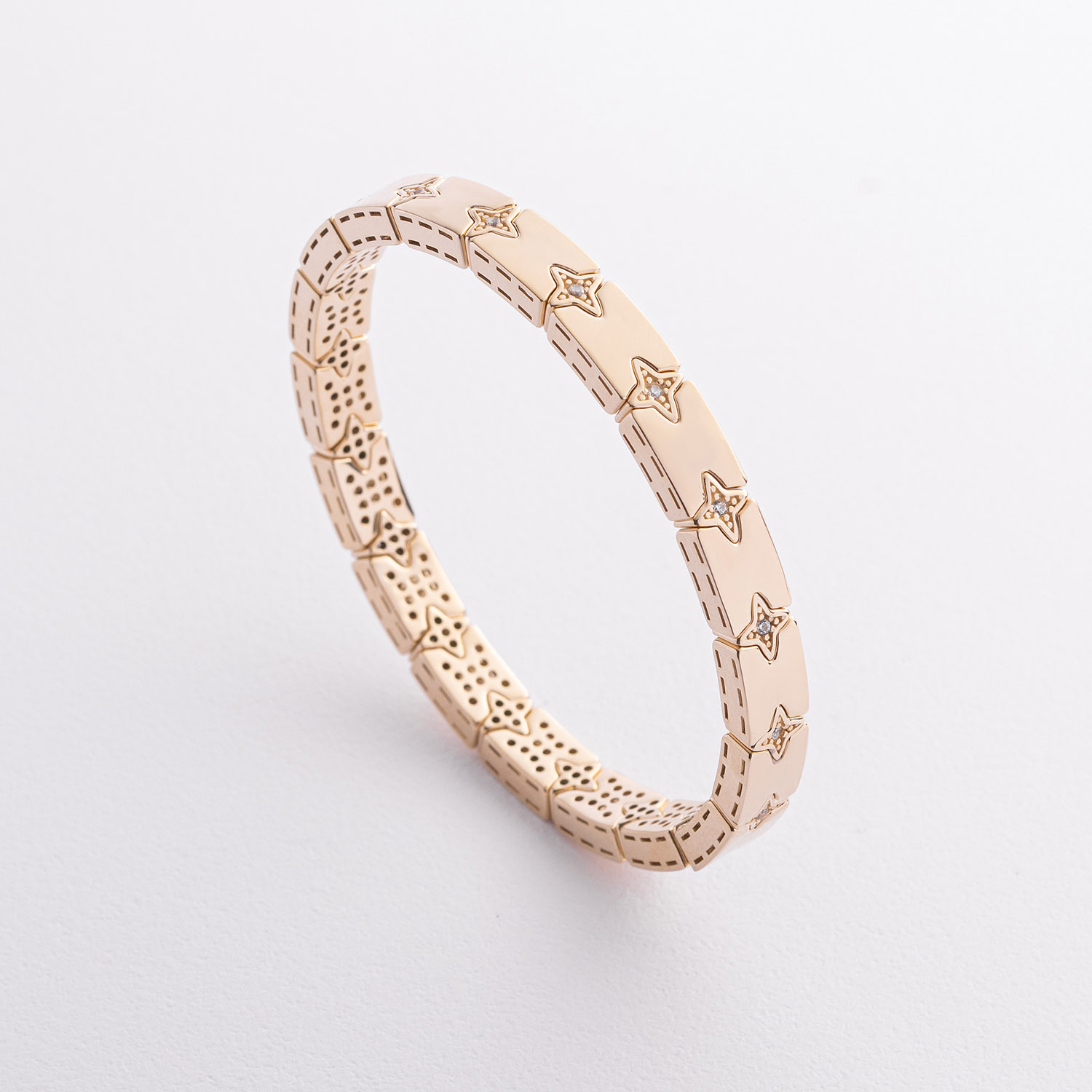 

Браслет "Brianna" в желтом золоте (фианиты) б05787, б05787