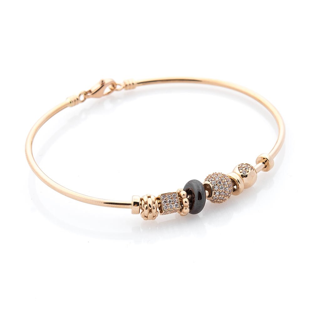 

Золотой браслет (полимер, фианиты) б03272, б03272