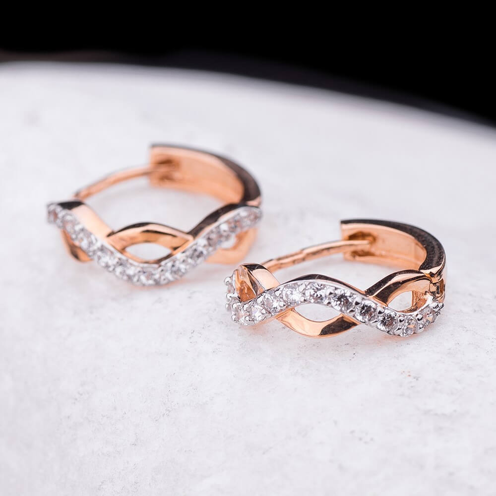 

Серьги с фианитами с01540, с01540
