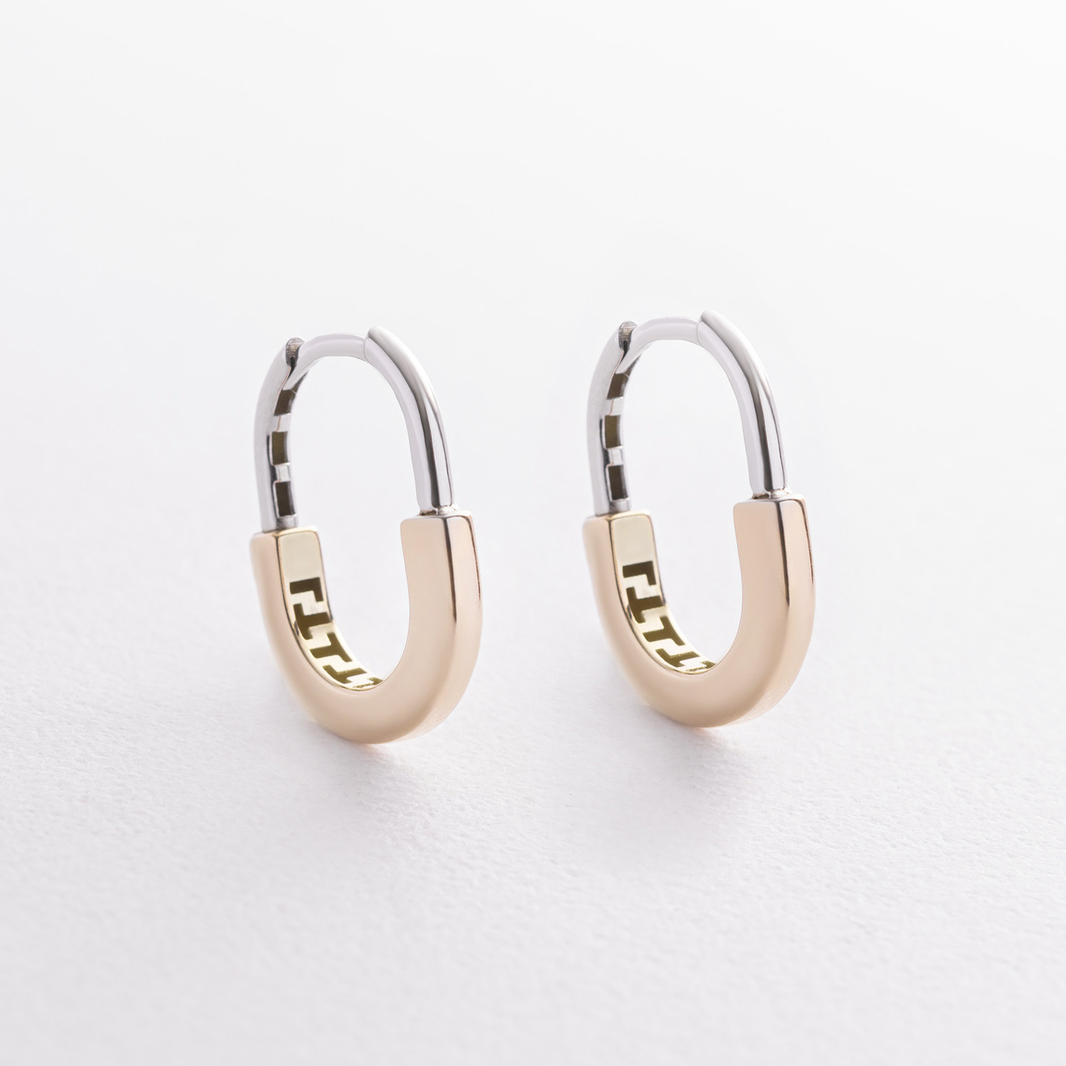 

Сережки "Camilla" mini (жовте, біле золото) с09484