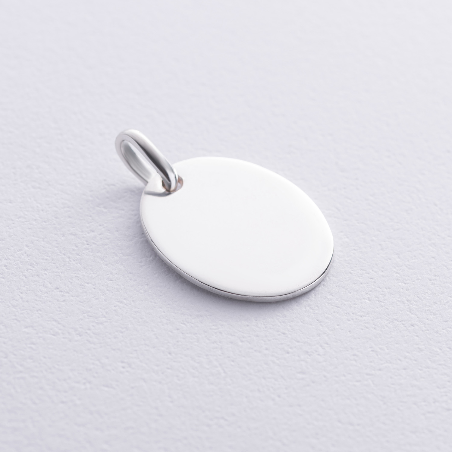 

Серебряный кулон для гравировки (овальный) 133045, 133045