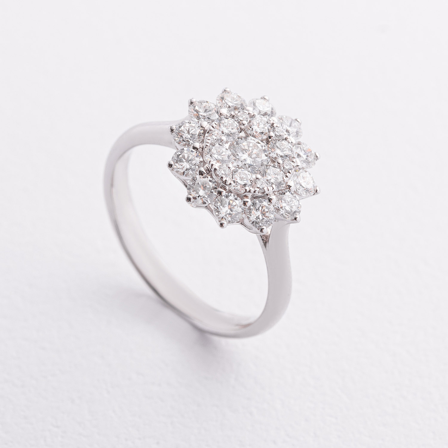 

Золотое кольцо "Цветочек" с бриллиантами кб0653cha, кб0653cha