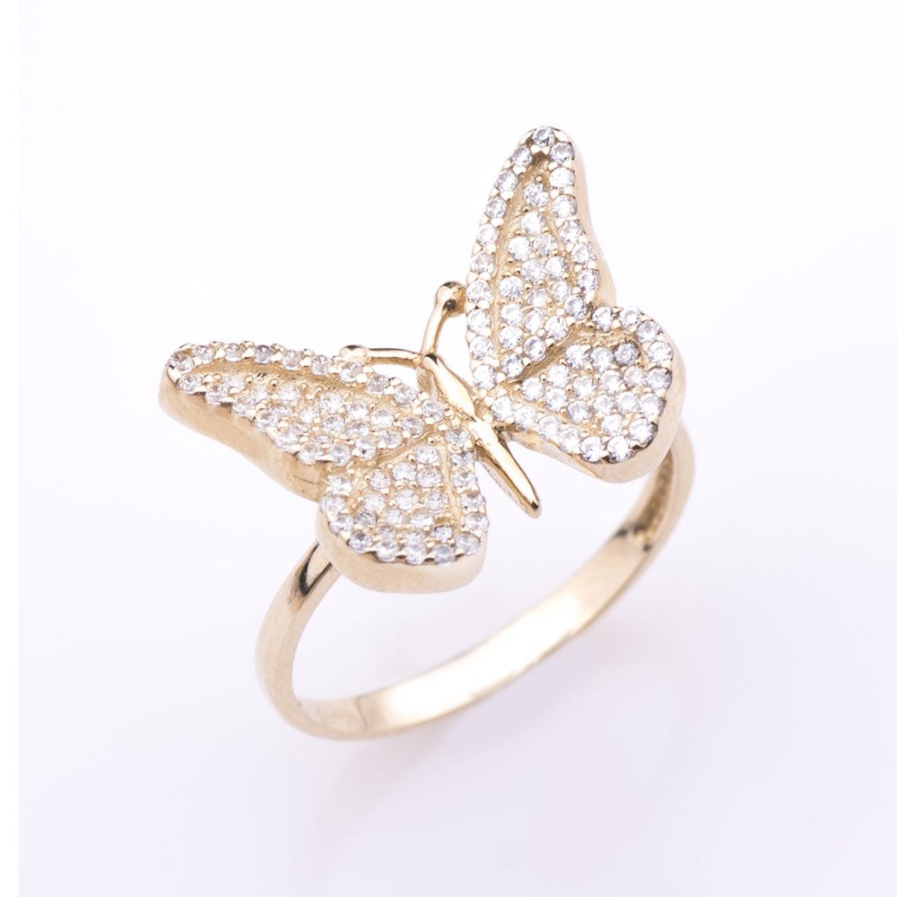 Золотое кольцо бабочка