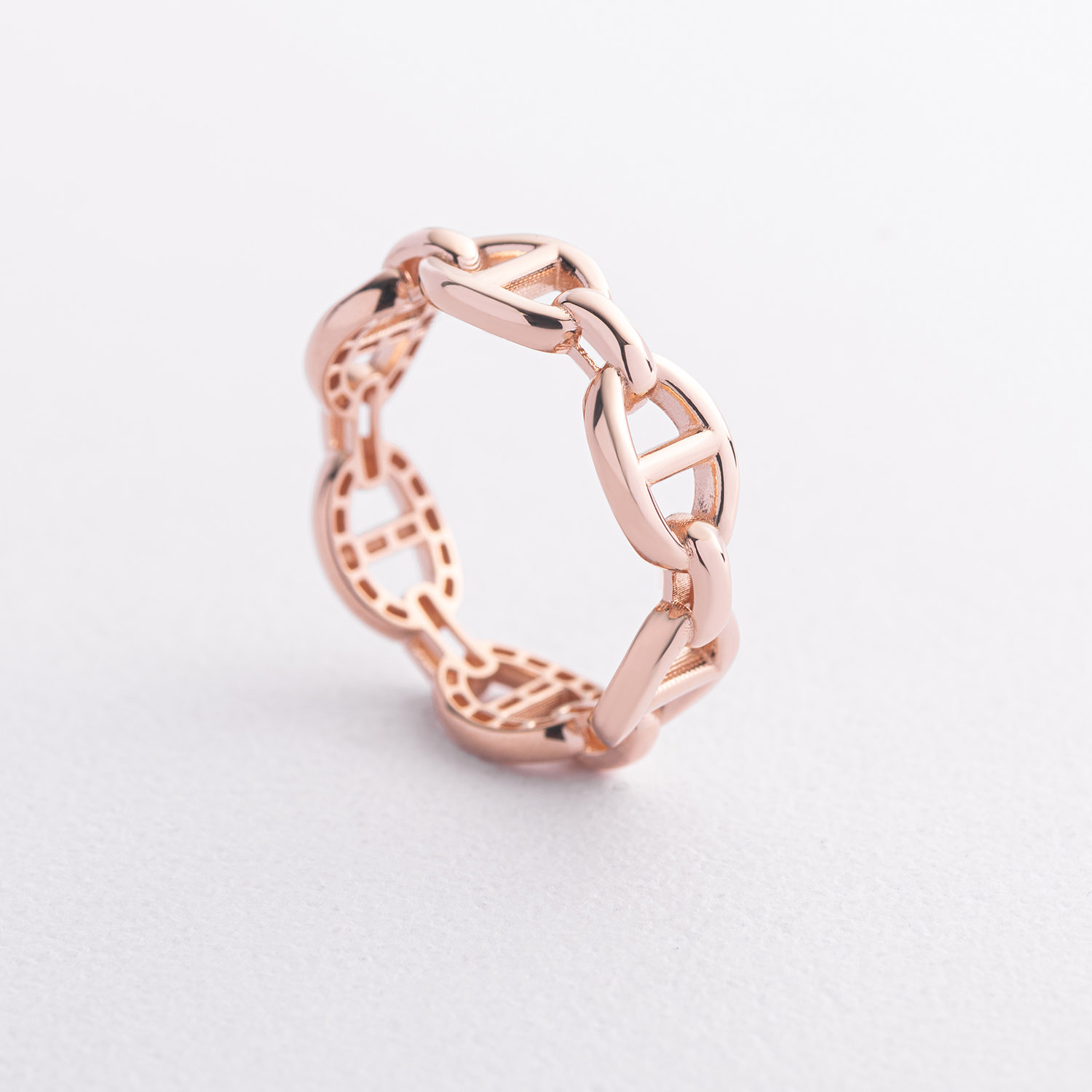 

Каблучка "Helen" у червоному золоті к08390