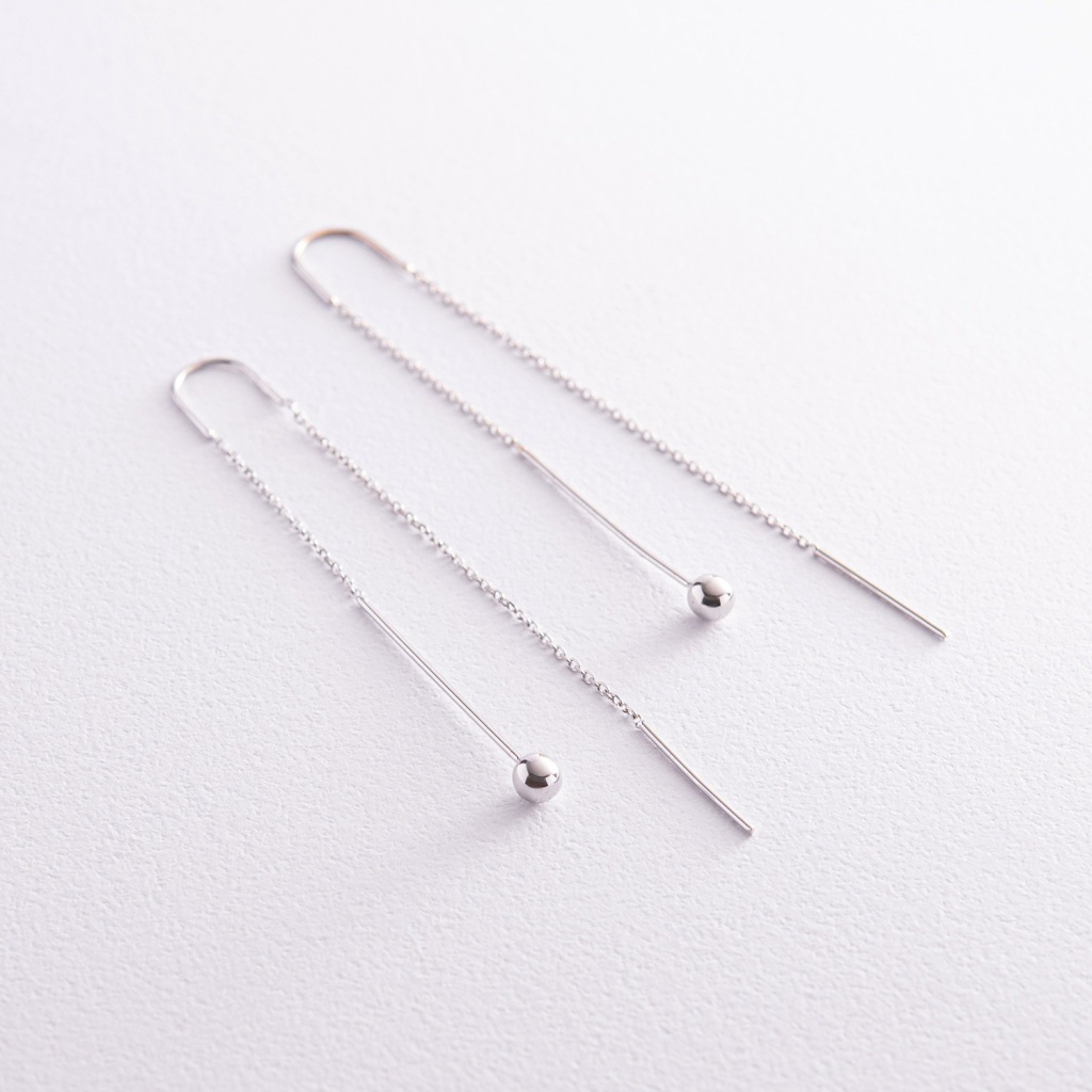 сережки протяжки золоті Oniks