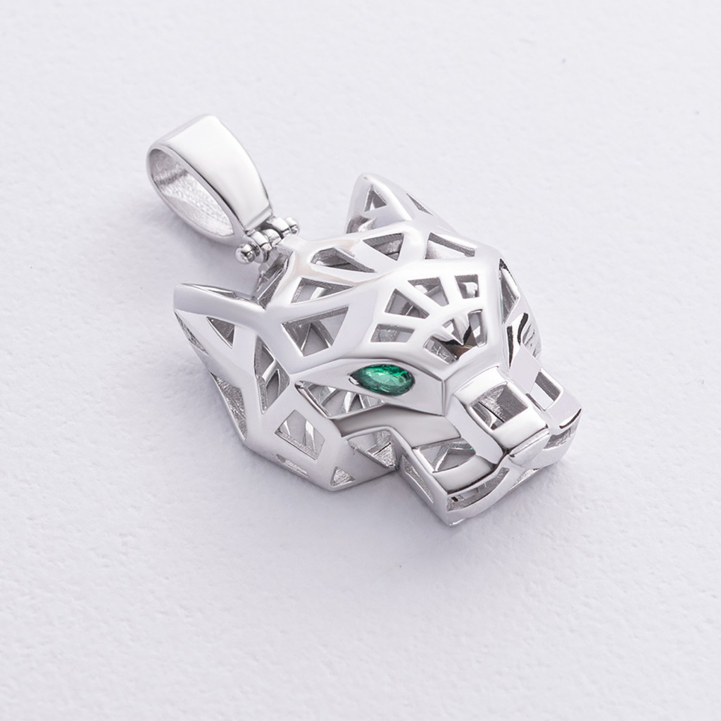 купити золота підвіска з фіанітом Oniks