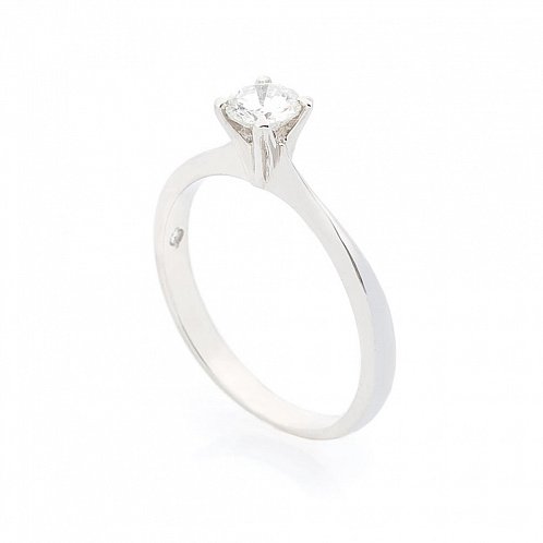 Золотое помолвочное кольцо с бриллиантом от ювелирного магазина Оникс