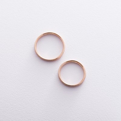 Золотое обручальное кольцо 3 мм - ювелирный магазин Оникс