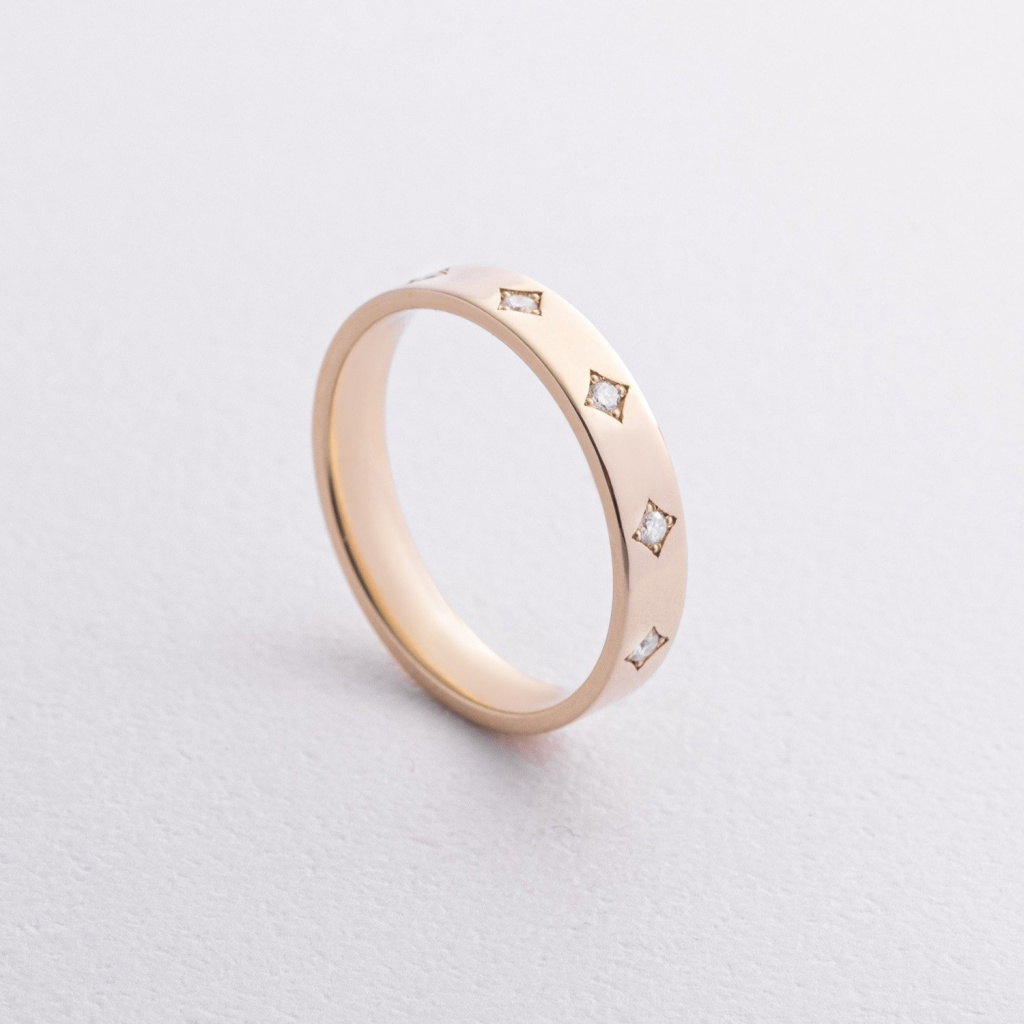 обручальне кільце з діамантом Oniks