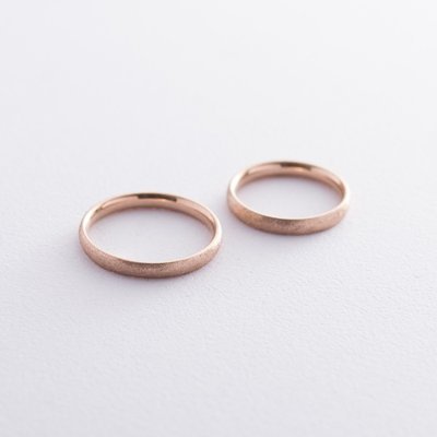 Золотое обручальное кольцо 3 мм - ювелирный магазин Оникс