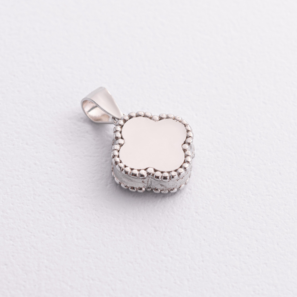 купити підвіска конюшина срібло Oniks