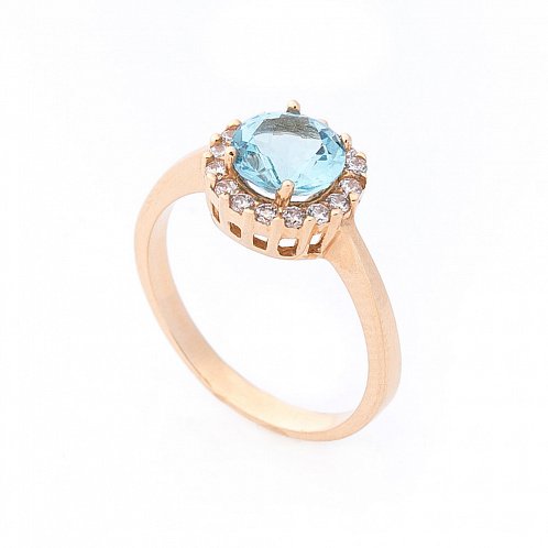 Золотое кольцо с голубым топазом (фианиты).jpg