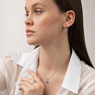 Золотое кольцо с бриллиантами и сапфиром кб0630ca от ювелирного магазина Оникс - 1