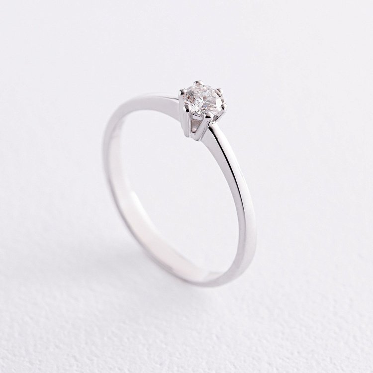 Заручальна золота каблучка з діамантом 220691121 від ювелірного магазину Онікс