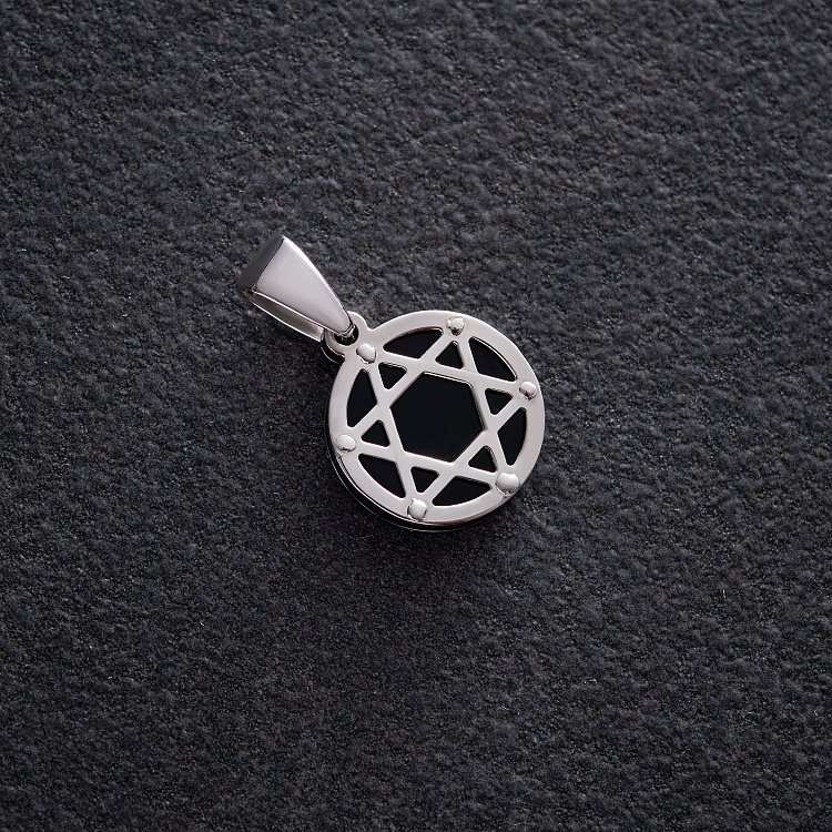 Серебряный кулон "Звезда Давида" 133030 от ювелирного магазина Оникс