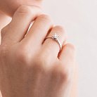 Помолвочное золотое кольцо с бриллиантом 220001121 от ювелирного магазина Оникс - 4