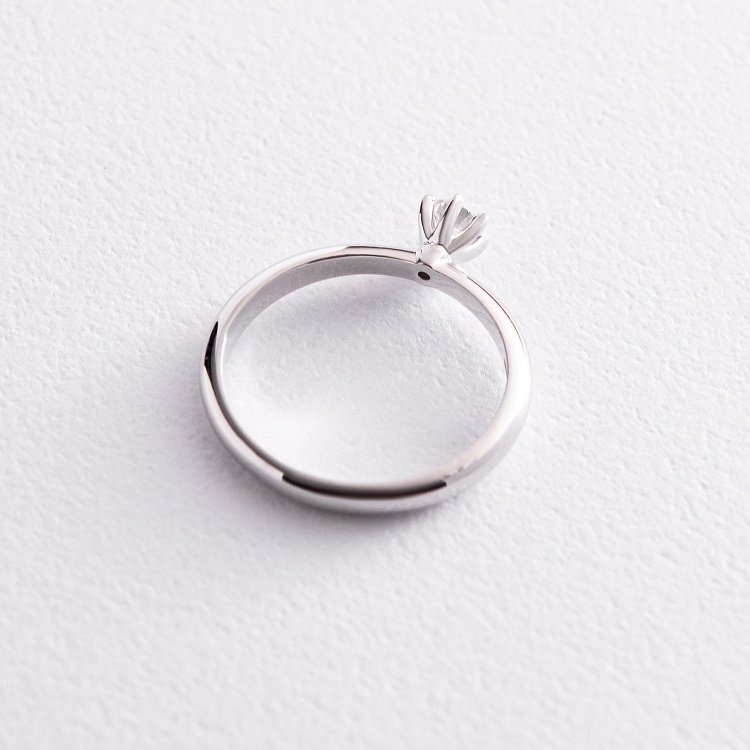 Заручальна золота каблучка з діамантом 26411121 - 3 Заручальна золота каблучка з діамантом 26411121 від ювелірного магазину Онікс - 3