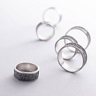 Серебряное текстурное кольцо 7016 от ювелирного магазина Оникс - 18