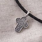 Серебряный православный крест с чернением 13134 от ювелирного магазина Оникс - 4