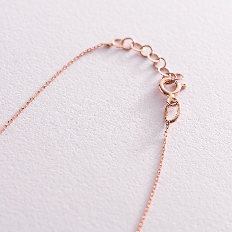 Золотий браслет "Love" на ногу б04858 від ювелірного магазину Онікс - 4