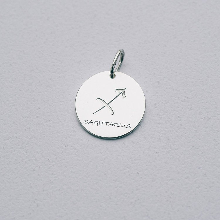 Серебряный кулон с гравировкой "Знак Зодиака" 132722z от ювелирного магазина Оникс - 10