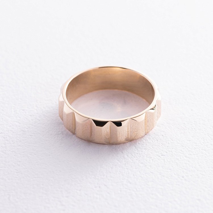 Кольцо "Frederika" в желтом золоте к07584 от ювелирного магазина Оникс - 7