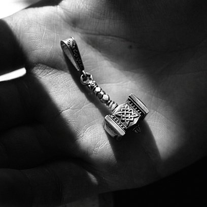 Срібний кулон "Молот Сварога" 218 №26