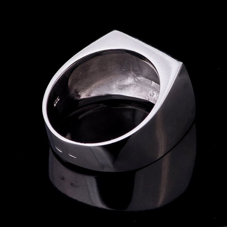 Срібна печатка (фіаніти) 11763 від ювелірного магазину Онікс - 2