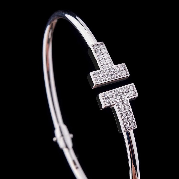 Золотий браслет з фіанітами б02041 від ювелірного магазину Онікс - 3