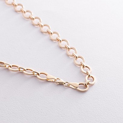 Кольє "Пантера" у жовтому золоті (фіаніти) кол02442 №5