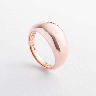 Каблучка "Ashley" у червоному золоті к08368