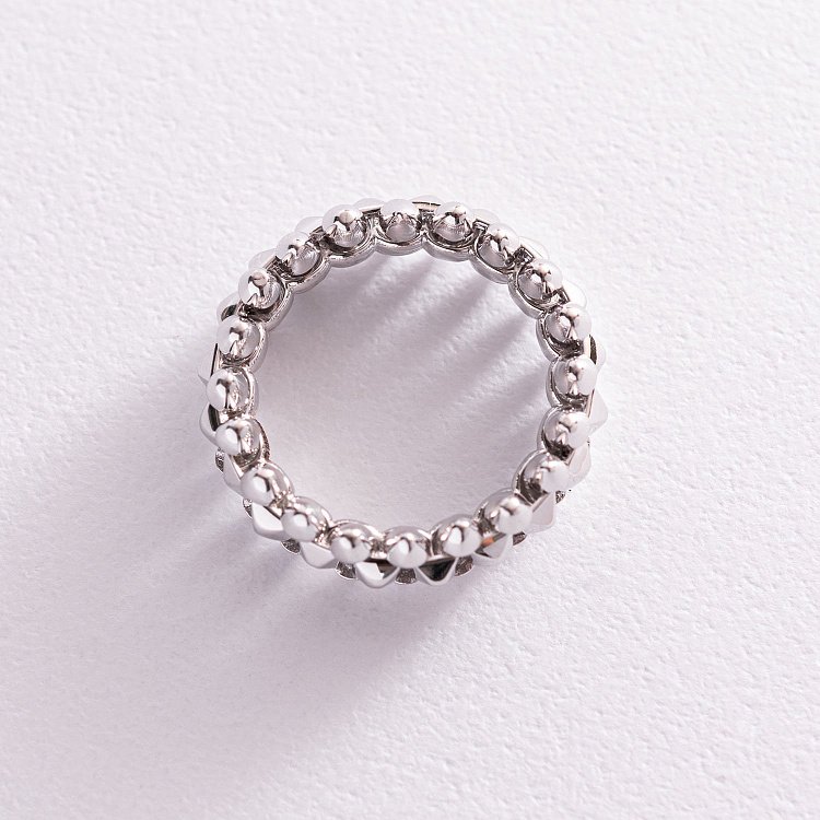 Кольцо "Тереза" в белом золоте к06545 от ювелирного магазина Оникс - 5