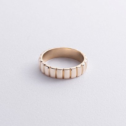 Кольцо "Leone" в желтом золоте к08088 №2