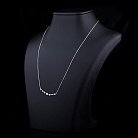 Серебряное колье с фианитами 18504 от ювелирного магазина Оникс - 1