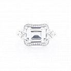 Серебряное кольцо с фианитами 111933 от ювелирного магазина Оникс - 2