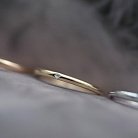 Золота каблучка з діамантом в стилі мінімалізм обрб0003 от ювелирного магазина Оникс - 5