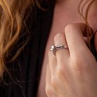 Помолвочное кольцо в белом золоте с бриллиантами кб0189nl от ювелирного магазина Оникс - 5