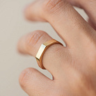 Кольцо "Julia" в желтом золоте к07551 от ювелирного магазина Оникс - 3