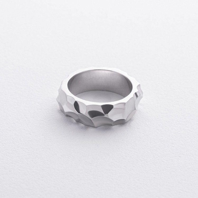 Серебряное кольцо "Meteorite" 112805 от ювелирного магазина Оникс - 5