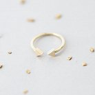 Золотое кольцо "Стрелки" к05487 от ювелирного магазина Оникс - 2