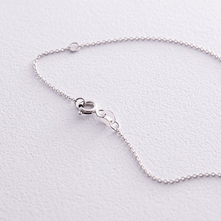 Золотое колье с черным бриллиантом колб0098y от ювелирного магазина Оникс - 4