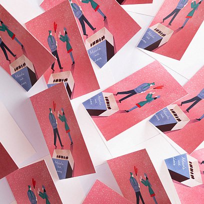 Открытка к Вашему подарку "Made with love" №8