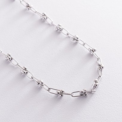 Кольє "Фантазія" в білому золоті кол01877 №3