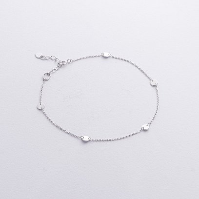 Серебряный браслет "Монетки" на ногу 905-01287
