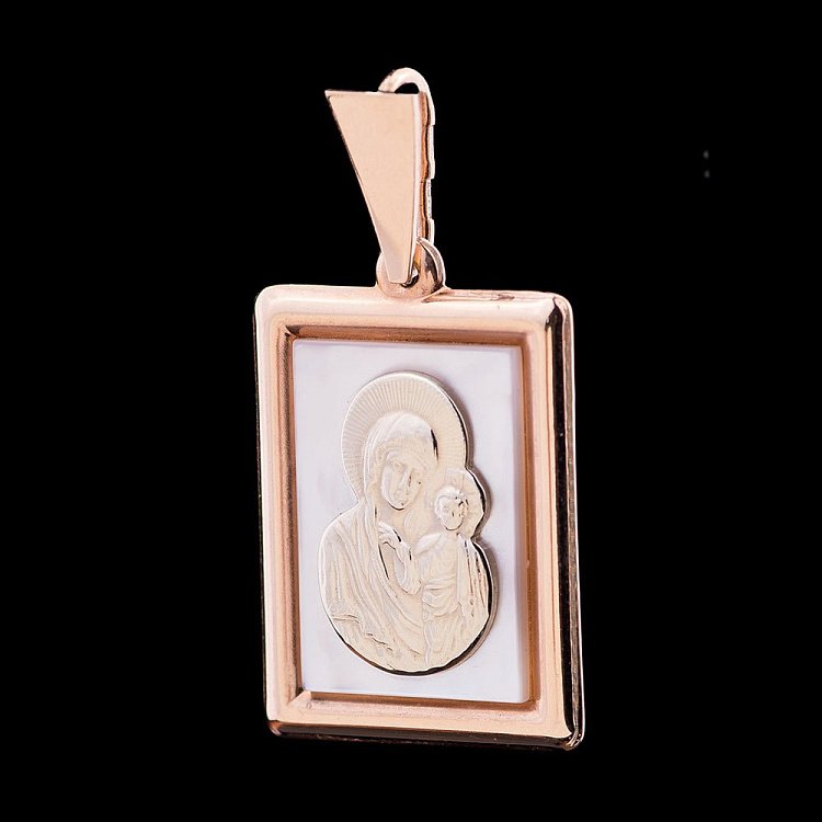 Підвіска "Ікона" (перламутр) п00251м від ювелірного магазину Онікс