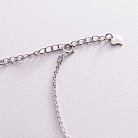 Серебряное колье - галстук с шариками 181168 от ювелирного магазина Оникс - 4