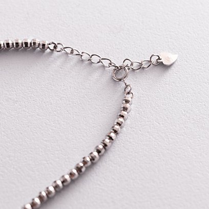 Срібний браслет "Кульки" 141600 №6