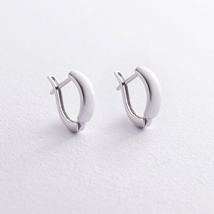 Дитячі сережки в білому золоті с08422 від ювелірного магазину Онікс